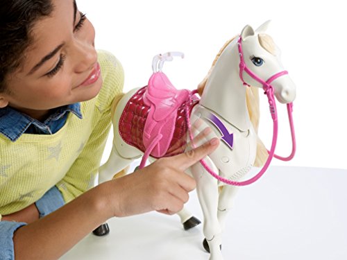 Barbie FDB40 DreamHorse Muñeca y Caballo Interactivo miniatura 2