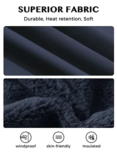 Image of WenVen Men's Military Jacket Fleece Lined Winter Puffer Coat Cotton Windbreaker Parka