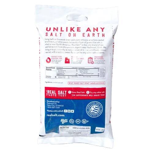 Image of Redmond Real Sea Salt - Natural Unrefined Gluten Free Fine, 25 Pound Bag