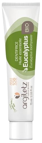 (ARCILIA) Argiletz - Dentifricio con argilla verde - Arome eucalipto - 75ml - biologico, naturale, francese