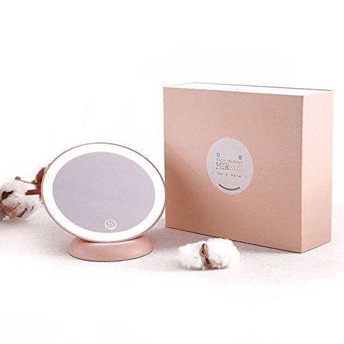 OmpedLed Mirror Table Lamp Charging, Magnetic Suction Wall, Portable Mirror, Mirror, Mirror, Mirror, Mirror, Mirror, Valentine'S Day Birthday Gift To Girlfriend,Romantic Powder