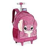 Mochila com Rodinhas UP4YOU Roxo Pelúcia 3D 2026