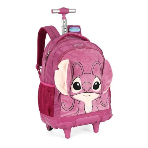 Mochila com Rodinhas UP4YOU Roxo Pelúcia 3D 2026