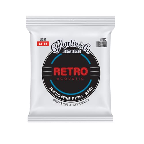 Cordes acoustiques Martin Retro en Monel pour un ton chaud durable