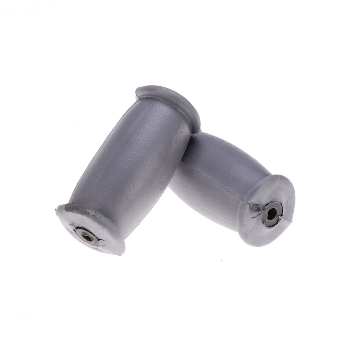 HOMOCONO 2pcs Pair Easy Install Crutch Hand Grip Pad Non-slip Cane Hand Grip Replacement for Adults Fit Crutches (grey)