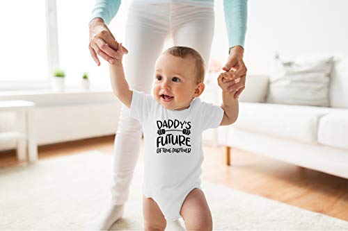 Daddy's Future Lifting Partner - Funny Baby Essentials Bodysuit - Baby Girl Clothes Boy Romper2