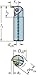 Sandvik Coromant RAG123K13-50B Steel CoroCut 1-2 Boring Bar for Grooving Holder, 50 mm Shank Diameter, 0.28" Maximum Depth of Cut