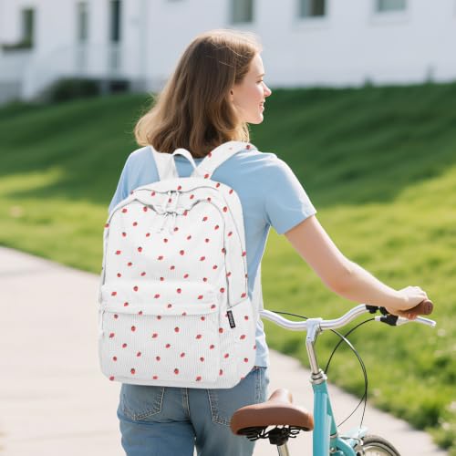 Image of ZUBOND Girls Backpack, Lightweight School Bookbag for Teens, College Students Women & Men, Cute Large Laptop Backpack Fits 15.6 Inch Notebook