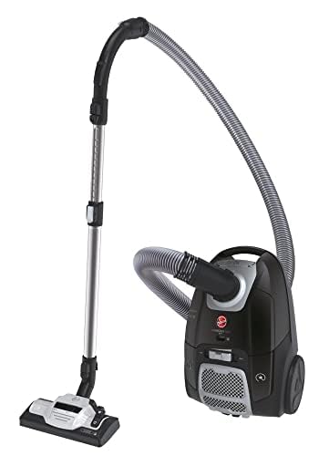 Hoover Bodenstaubsauger mit 3,5 L Beutel – leiser Staubsauger (69 dBA) mit automatischem Beutelentsorgungssystem – Staubsauger mit EPA Filter – PET Edition mit Tierdüse [HE520PET]