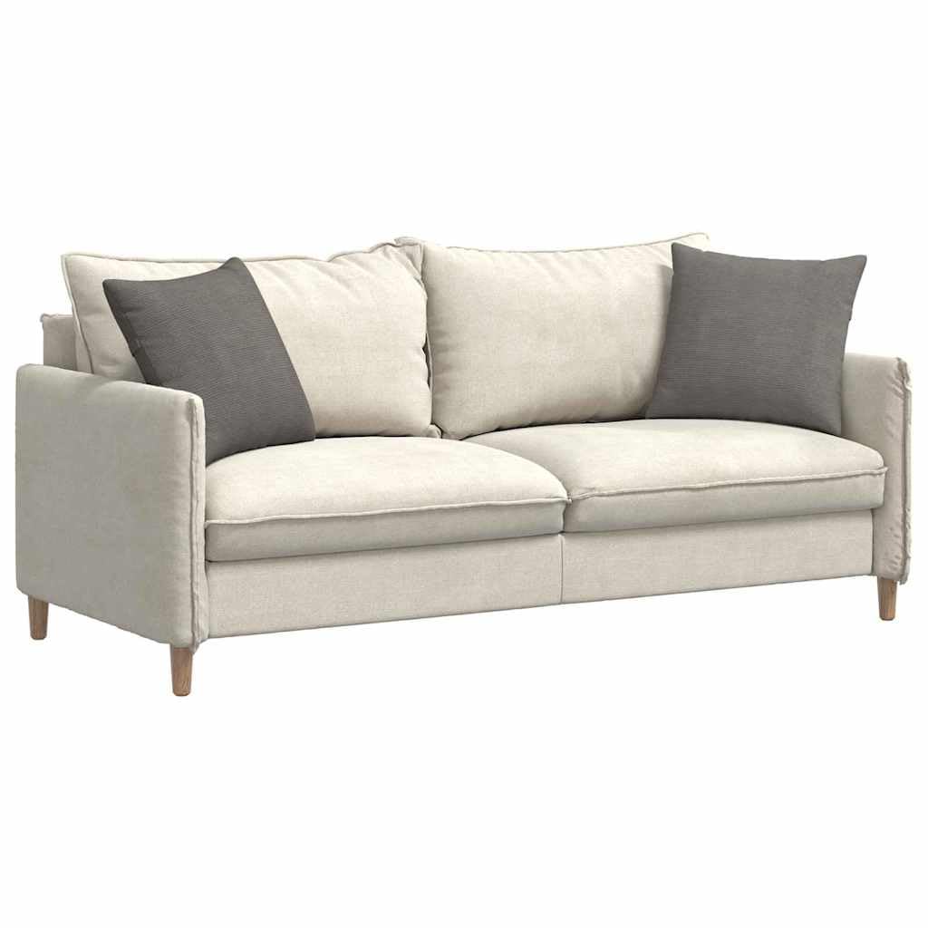 Sofakissen 2 Stück Hellgrau 45x45 cm Cordstoff mit Reißverschluss, weiche Polyesterfüllung, abnehmbare Bezüge, Moderne Dekokissen für Wohnzimmer, Schlafzimmer oder Home Office