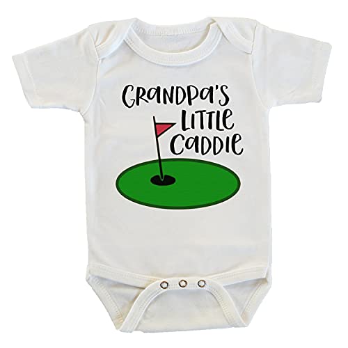 Grandpa's Little Caddie Golf Golfing Onesie/Bodysuit