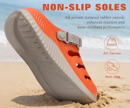 Image of KuaiLu Womens Classic Recovery Clogs Comfortable Walking Cushion Sandals for Women Relif Plantar Fasciitis Ladies Orthotic Arch Support Slip-on Mules, Adult Slip Resistant Shoes