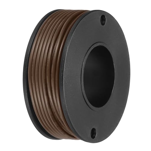 Fil de cuivre étamé UL1007 22 AWG marron de 10m pour câblage interne