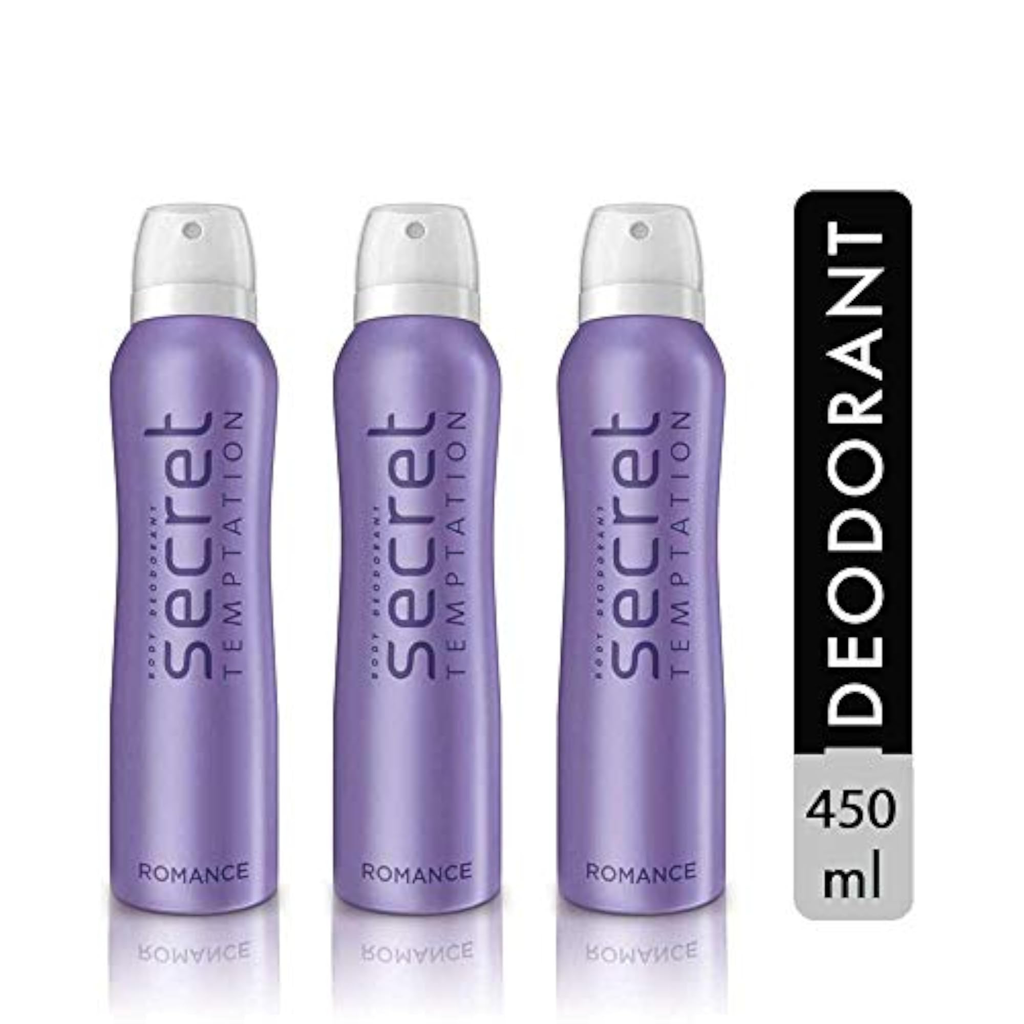 Romance Deodorant for Women, 150ml each (Pack of 3)