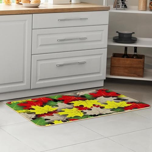 Alfombrillas de cocina antideslizantes juego de 2 alfombras lavables 7