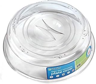 Vented Microwave Cover [2 PACK] British Made - Food Cover Splatter Guard