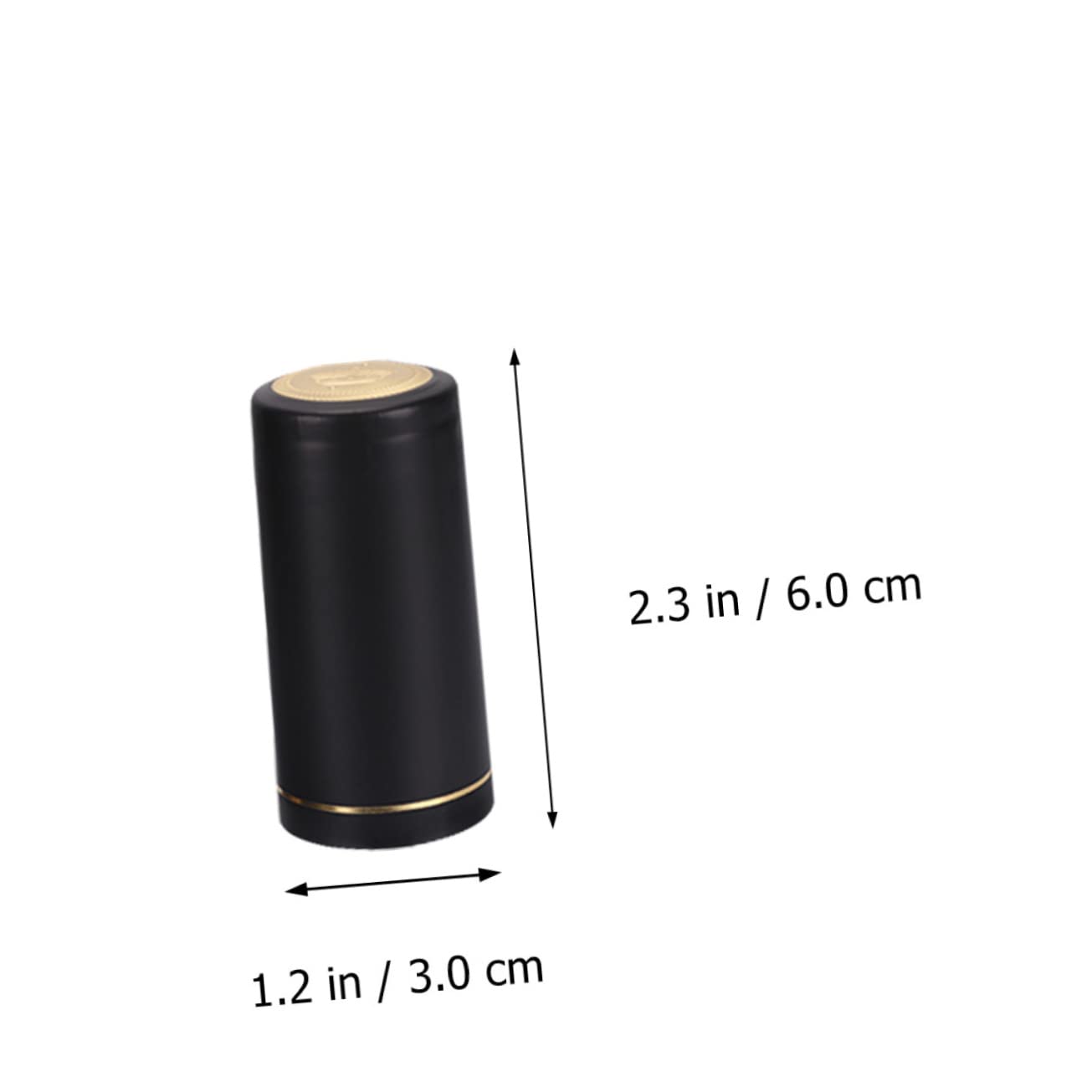 COLLBATH Flexible Bottle Sealing Film 75pcs Wine Bottle Accessories Heat Shrink Capsule for Wine Preservation