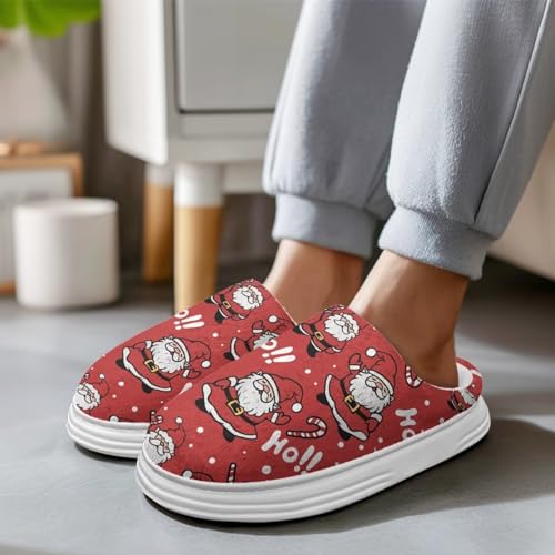 House Slippers Washable Non-Slip House Home Winter Shoes Plush Fluffy Warm Bed Room Slippers for Women2