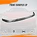 Front Bumper Lip Spoiler Compatible with 1992-1995 Honda Civic Hatchback & Coupe 2-Door, PP Unpainted Black Mugen Style Add-on Front Splitter Air Dam Chin Protector