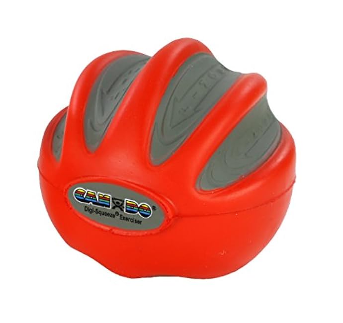 Cando-29860 Digi-Squeeze Hand Exerciser, Medium, Red: Light