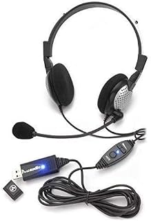 Voice Recognition USB Headset with Noise Cancelling Microphone for Nuance Dragon Speech Recognition