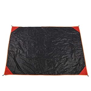 Outdoor draagbare opvouwbare waterdichte vochtbestendige grondmat pad voor camping picknick, siliconen gecoat