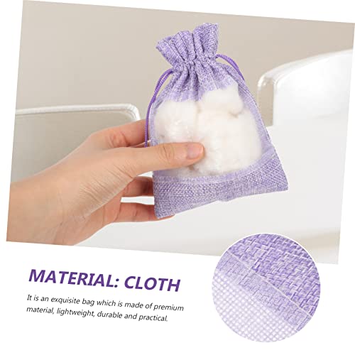 Bolsas de saquitos vacías de lavanda UKCOCO 10 piezas miniatura 5