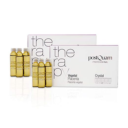 PostQuam - Pack Ampolletas de Placenta Vegetal para el Pelo | Estimula la Circulación y Previene la Caída del Cabello - 24 Ampollas de 9 ml, unisex