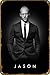 Jason Statham Movie Poster Metal Tin Sign 8x12 inch Wall Decor Gifts for Home,Street,Bars,Restaurants,Cafes,Store