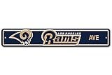 NFL Los Angeles Rams Plastic Street Sign, Navy