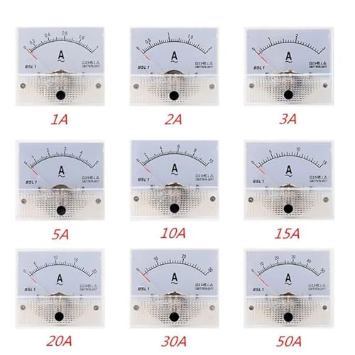 Instrumento de medida 85L1 amperímetro CA 20A robusto con escala de precisión analógica 4