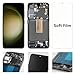 OLED for Samsung Galaxy S23 Plus 5G LCD Screen Replacement Galaxy S23Plus SM-S916U SM-S916U1 Display Screen Touch Digitizer Assembly Supports Fingerprint (with Green Frame+Soft Film+Tools)