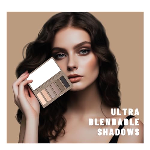 Susikeki SMJSSSKK006_01 6 Colors Mini Naked Eyeshadow Makeup Palette Neutral Nude Smoky Eye Shadow Taupe & Brown Matte Make Up Pallet thumb #5