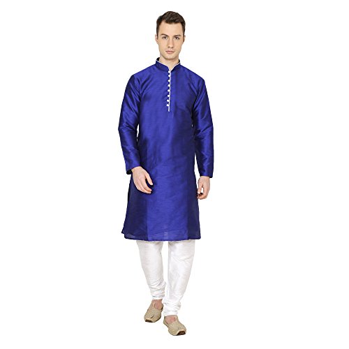 Image of Royal Kurta Men's Silk Blend Kurta Pyjama Set