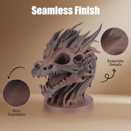 Image of ERYONE Matte PLA Lite Rainbow 3D Printer Filament, Sandstone Color Changing Filament 1.75mm, Multicolor PLA for 3D Printing, Gradient 1KG Spool (2.2 lbs) Fit Most FDM Printers