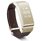 HUAWEI ウェアラブル 活動量計 タッチスクリーン搭載、ヘッドセットにもなるスマートウォッチ TalkBand B2 ゴールド/本革レザーバンド付属 Talkband B2/golden
