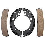ACDelco 17576B Professional Bonded Rear Drum Brake Shoe Set