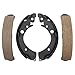 ACDelco 17576B Professional Bonded Rear Drum Brake Shoe Set