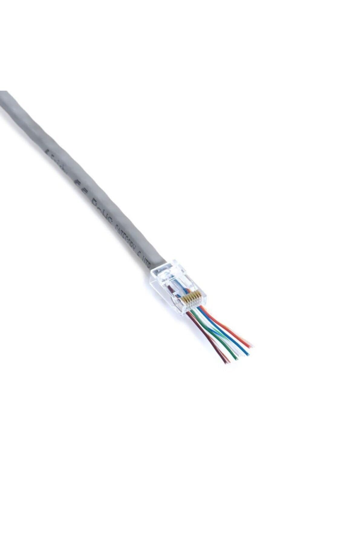 FRISBY FNW-RJ4528N EZ RJ45 CAT6 YENİ NESİL DELİKLİ KONEKTÖR