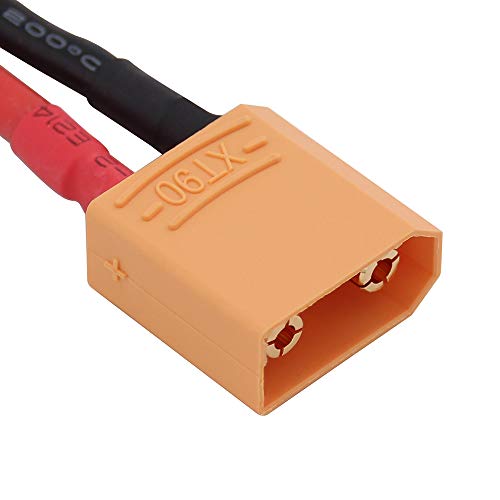 3 unidades adaptador XT90 macho a conector T hembra miniatura 5