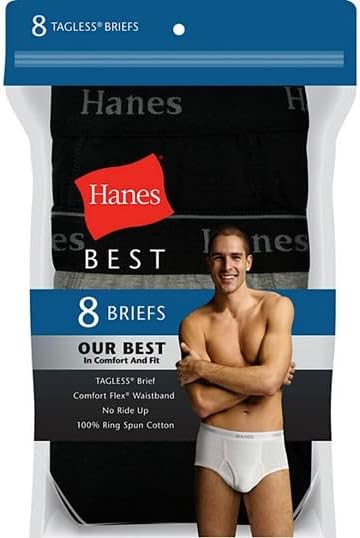 Hanes mens Ultimate Tagless Briefs With Comfortflex Waistband - Multiple Packs and Colors - Image 2