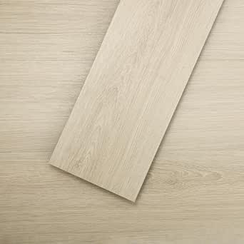 Mysflosy Peel & Stick Floor Tile, 36-Pack, 54 Sq.Ft Waterproof Luxury Vinyl Flooring, Wood-Look Vinyl Planks for DIY Installation