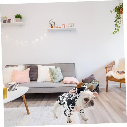 Disfraz de vaca para perro talla M miniatura 7