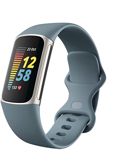 Fitbit Charge 5 Advanced Fitness Tracker Bundle