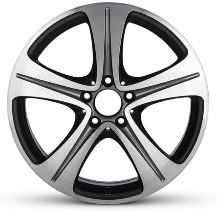 18x7.5 inch OEM Direct Replacement Aluminum Wheel - Recond for 2017-2020 Mercedes-Benz E-Class 5-112mm Gray 18 in Rim 21340114007X44