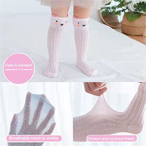 5 Pairs Knee-High Socks Long Stockings Newborn Infant Sock for 0-3 Years-Old Boys Girls3