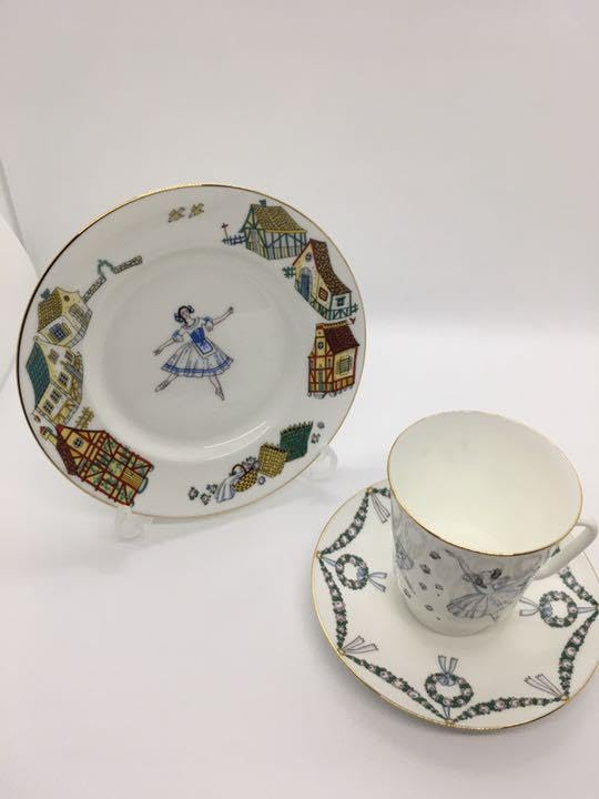 Amazon.co.jp: ロシア インペリアルポーセリン バレエ ジゼル カップ  