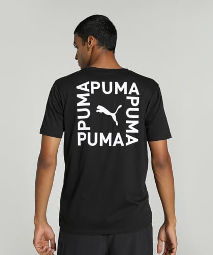 Image of Puma Men's Polyester Regular Fit T-Shirt