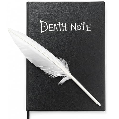 FANCYWUXI Anime Death Note Notizbuch mit Federstift Modisches Anime-Thema Cosplay-Notizbuch Skizzenbuch Journal Notebook Kann als Tagebuch für Büro Schule und Studenten
