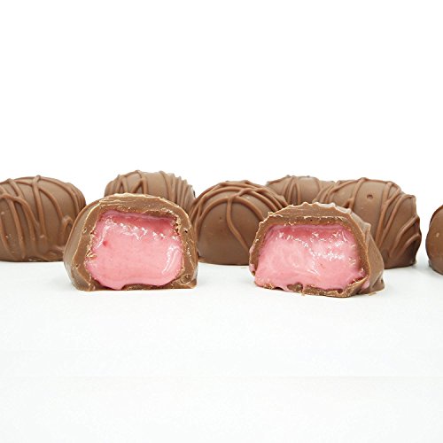 Philadelphia Candies Homemade Strawberry Creams, Milk Chocolate 1 Pound Gift